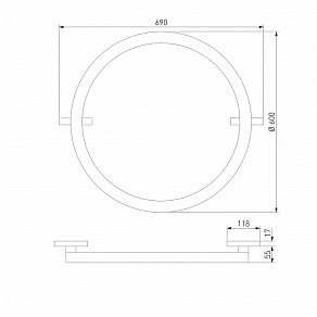 Накладной светильник Elektrostandard Slim Magnetic a068912