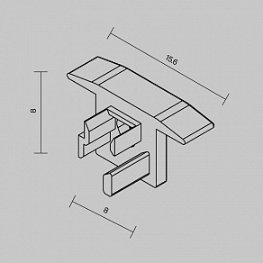 Заглушка для профиля Maytoni Led Strip  642084
