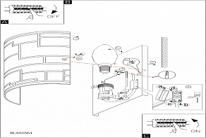 Накладной светильник Eglo ПРОМО Bayman 92564