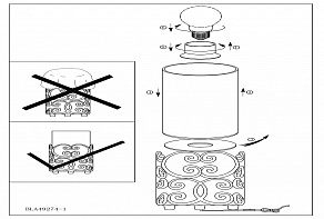 Настольная лампа декоративная Eglo Cardigan 49274