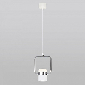 Подвесной светильник Eurosvet Oskar 50165/1 LED хром/белый
