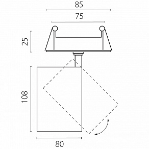 Спот Lightstar Alta Base A5346RS