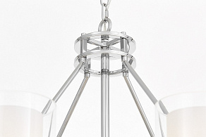 Подвесная люстра LUMINA DECO Marietta LDP 8025-8 CHR+WT
