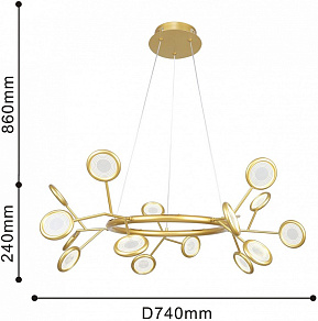 Подвесная люстра F-promo Mugs 4253-15P