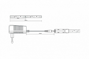 Комплект с лентой светодиодной Globo Led Band 39016