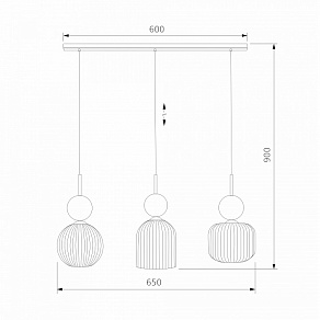 Подвесная люстра TK Lighting  11147