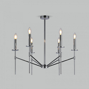 Люстра на штанге Eurosvet Anders 60142/6 хром