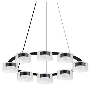 Подвесная люстра Arte Lamp ALIUS A8042SP-8BK