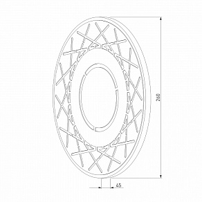 Накладной светильник Eurosvet Ilios 40148/1 LED черный 17W