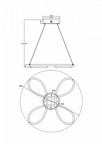 Подвесной светильник Freya Jumbo FR6047PL-L70W