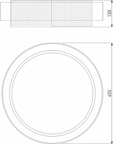 Накладной светильник Eurosvet Imperio 90286/1 чёрный/золото Smart
