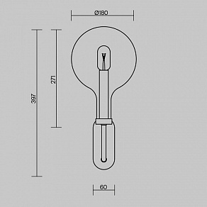 Бра Maytoni Status MOD333WL-01BS