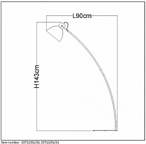 Торшер Lucide Curf 03713/01/31