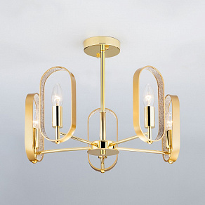 Люстра на штанге Eurosvet Magila 60077/5 золото