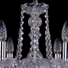 Подвесная люстра Bohemia Ivele Crystal 1402 1402/6/160/Ni