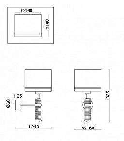 Бра Freya Albero FR5108WL-01N