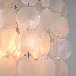 Подвесной светильник Eurosvet Sandra 60185/1 хром/перламутр