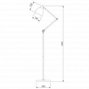 Торшер Eurosvet Loft 01025/1 белый