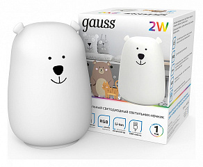 Настольная лампа-ночник Gauss Мишка NN302