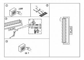 Накладной светильник Globo Salmo 68068W