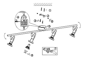 Спот Globo Rail 54382-4