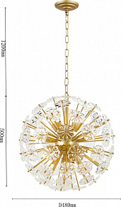 Подвесная люстра Favourite Pienene 2620-16P