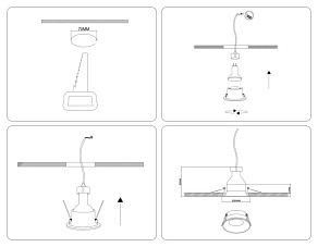 Встраиваемый светильник Ambrella Light TN TN11313