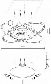 Накладной светильник Velante Velante 435-347-03