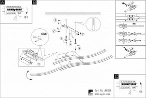 Накладной светильник Eglo ПРОМО Valmora 96326