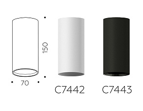 Накладной светильник Ambrella Light C C7442