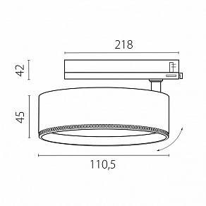 Светильник на штанге Lightstar Alta Pro A5647TRIAC