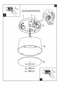 Накладной светильник Eglo Fonsea 94306