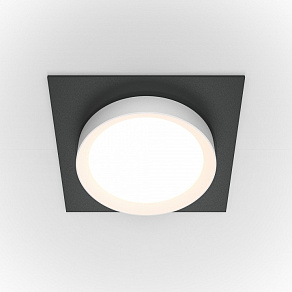 Встраиваемый светильник Maytoni Hoop DL086-GX53-SQ-BW