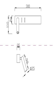 Бра Maytoni Comodo C031WL-L8W3K