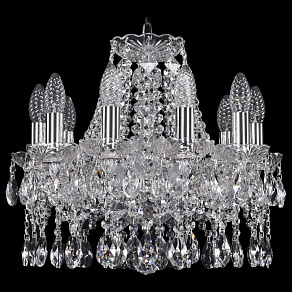 Подвесная люстра Bohemia Ivele Crystal 1413 1413/10/141/Ni
