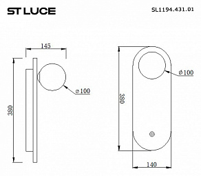 Накладной светильник ST-Luce Earthy SL1194.431.01