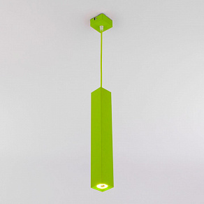 Подвесной светильник Eurosvet Cant 50154/1 LED зеленый 7W