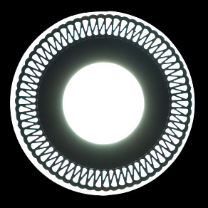 Встраиваемый светильник Reluce  63903-9.0-001RD LED3+3W BK