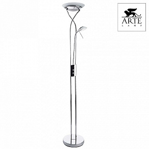 Торшер с подсветкой Arte Lamp Duetto A4399PN-2CC