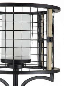 Настольная лампа декоративная Indigo Castello 10014/1T Black