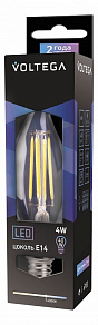 Лампа светодиодная Voltega Loft E14 4Вт 4000K VG1-CW1E14cold4W-F