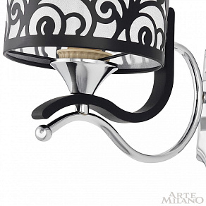 Бра Arte Milano Florentia-4957 304957/1W Bk/Ni