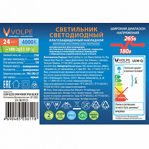 Накладной светильник Uniel ULW UL-00013195