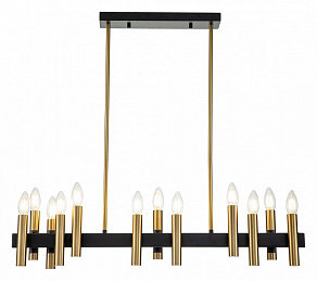 Люстра на штанге Indigo Cero 13009/12PL Black