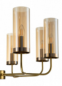 Люстра на штанге Indigo Balletto 13014/8R Brass