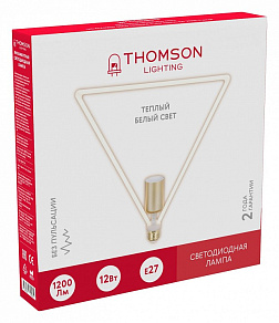 Лампа светодиодная Thomson Deco Triangle E27 12Вт 2700K TH-B2400