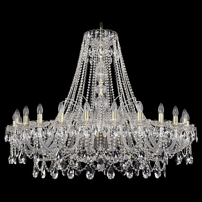 Подвесная люстра Bohemia Ivele Crystal 1411 1411/24/460/G