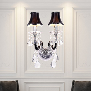 Бра LUMINA DECO Denica LDW 66249-2 BK