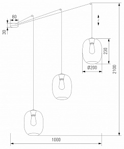 Подвесной светильник TK Lighting Elio 5972 Elio