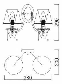 Бра Maytoni Lolita ARM305-02-W